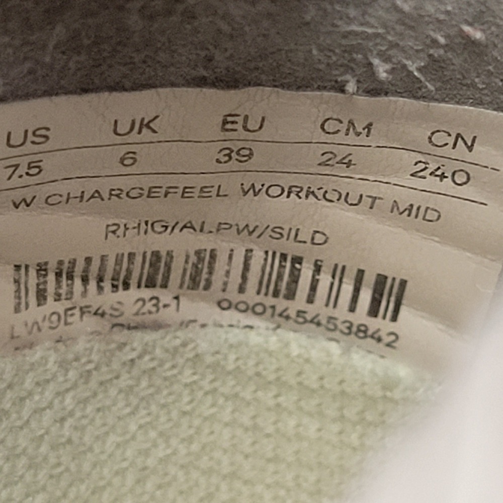 Lululemon Chargefeel Workout Mid Womens 7.5 RHIG/ALPW/SILD Purple Grey Sneakers - Picture 4 of 10